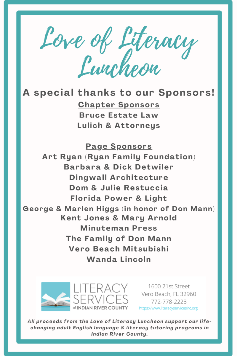 Final 2024 Love of Literacy Luncheon Sponsors _ as of 3.11.24